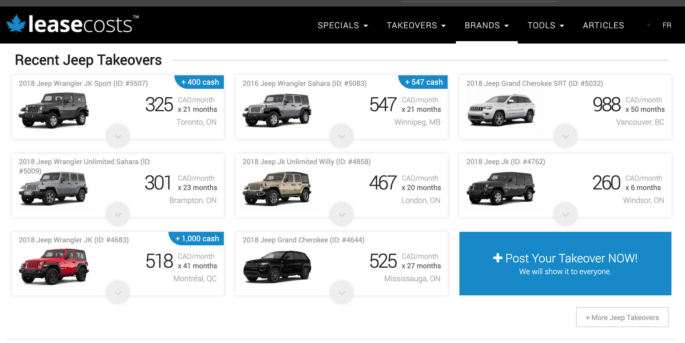 Short Term Car Rentals with Turo: Jeeps Available