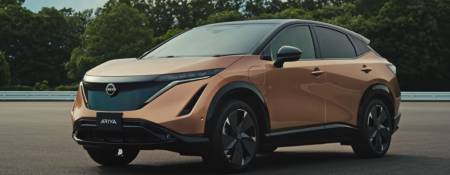 The new 2022 Nissan Ariya EV Crossover