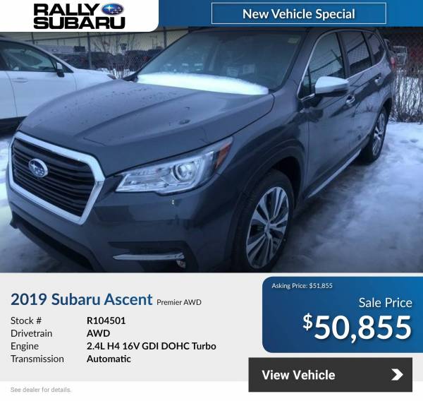 Rally Subaru - 2021 Subaru Ascent Premium 2.4L