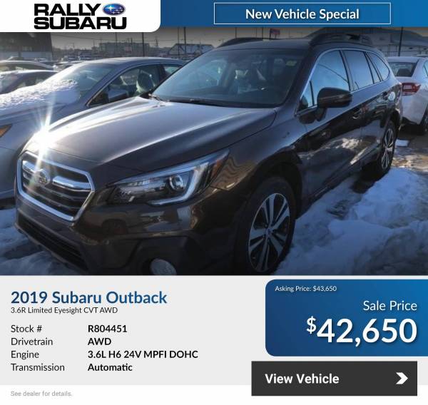 Rally Subaru - 2021 Subaru Outback 3.6R Limited Eyesight!