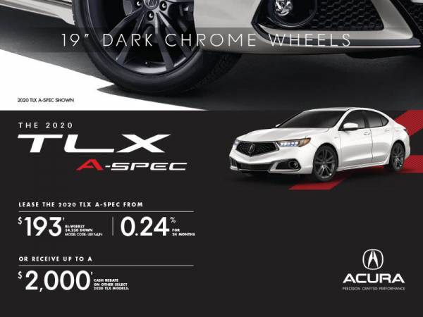 Acura of North Toronto - 2023 Acura TLX lease for $193 bi-weekly x 24 Months