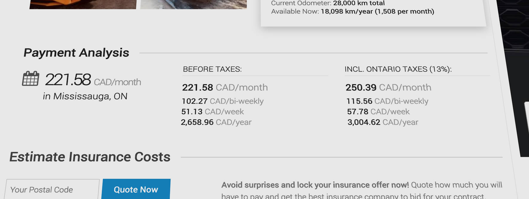 Estimate Lease Payment >> The Lease Takeover Payment Analysis Leasecosts Canada Estimate Lease Payment >> The Lease Takeover Payment Analysis Leasecosts Canada