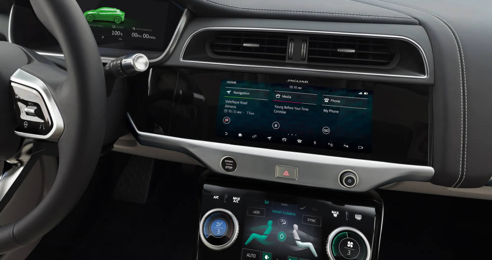 2019 Jaguar I-PACE EV Features: Dashboard