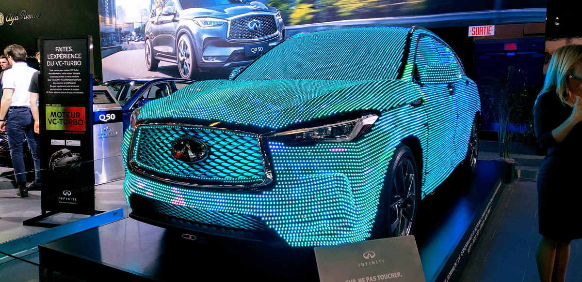 The 2019 Montreal Auto Show: QX50