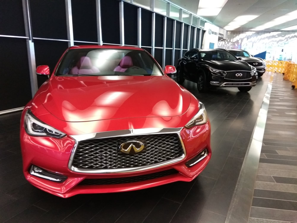 Infinity Models at Montreal Auto Show 2017