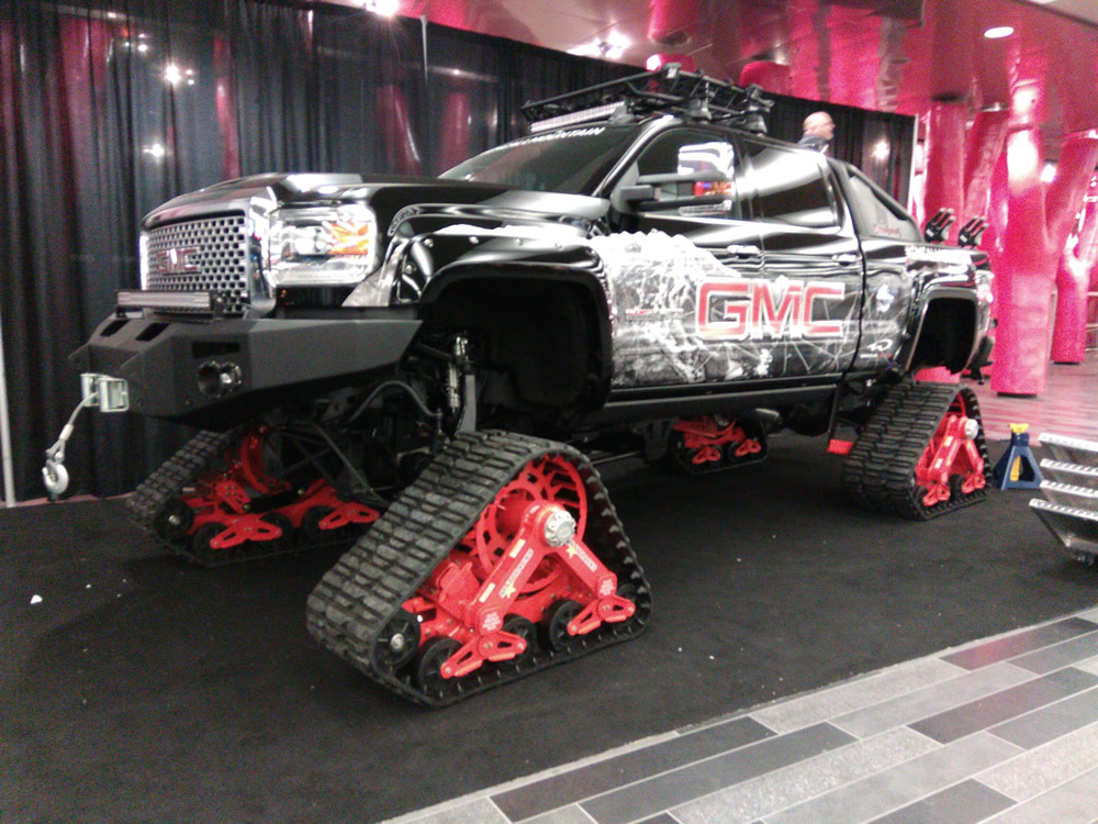 GMC Sierra with Mattracks