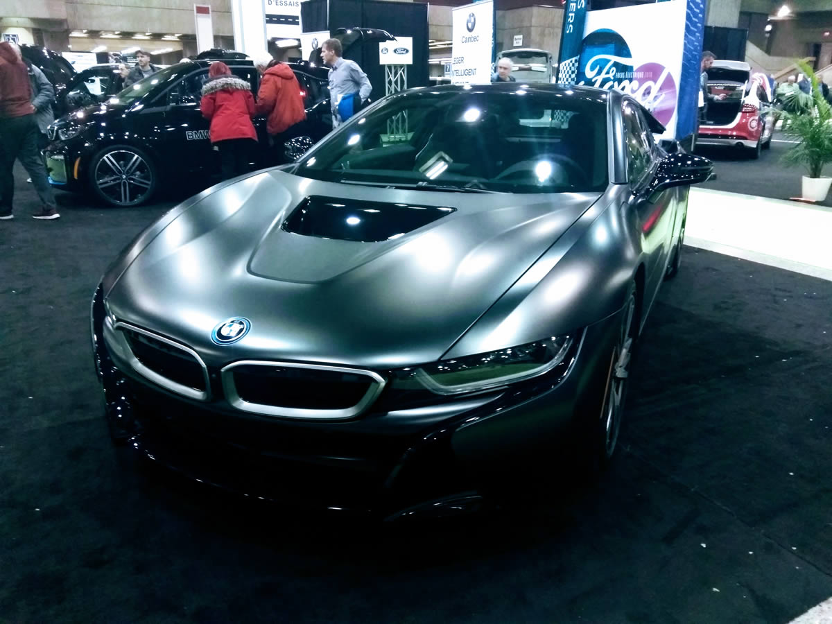 The 2018 Montreal Electric Vehicle Show is On!: BMW i8