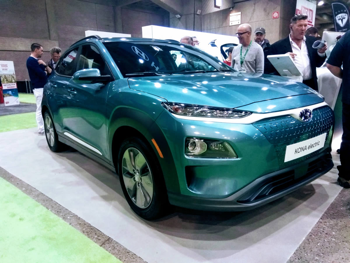 The 2018 Montreal Electric Vehicle Show is On!: Hyundai Kona Electric