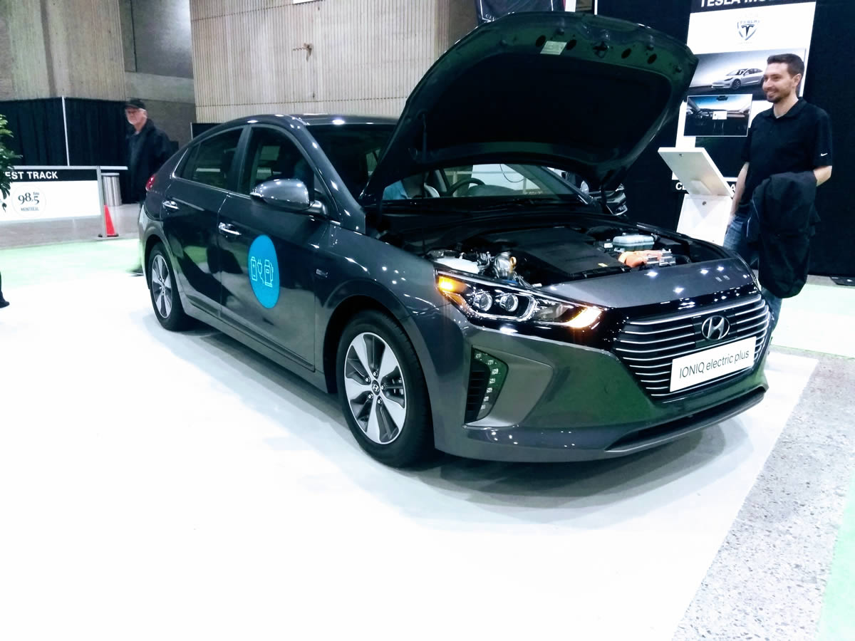 The 2018 Montreal Electric Vehicle Show is On!: Hyundai Ioniq Electric