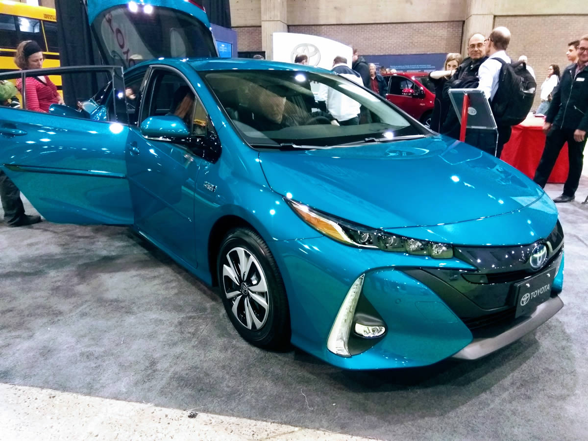 The 2018 Montreal Electric Vehicle Show is On!: Toyota Prius