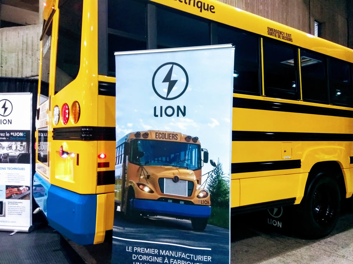 The 2018 Montreal Electric Vehicle Show is On!: Electric School Bus 2