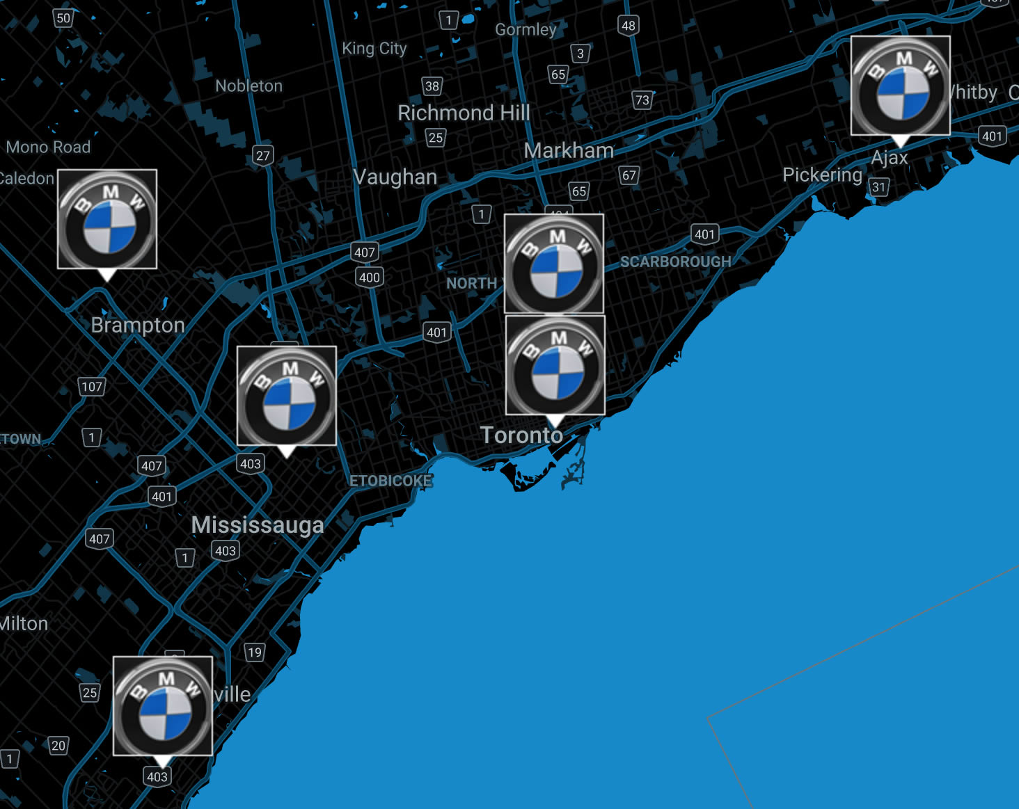 BMW Toronto: Dealership Distribution
