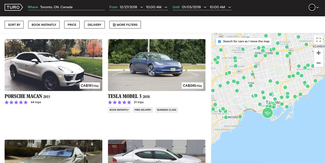 Car Leasing with Insurance in Canada: Turo