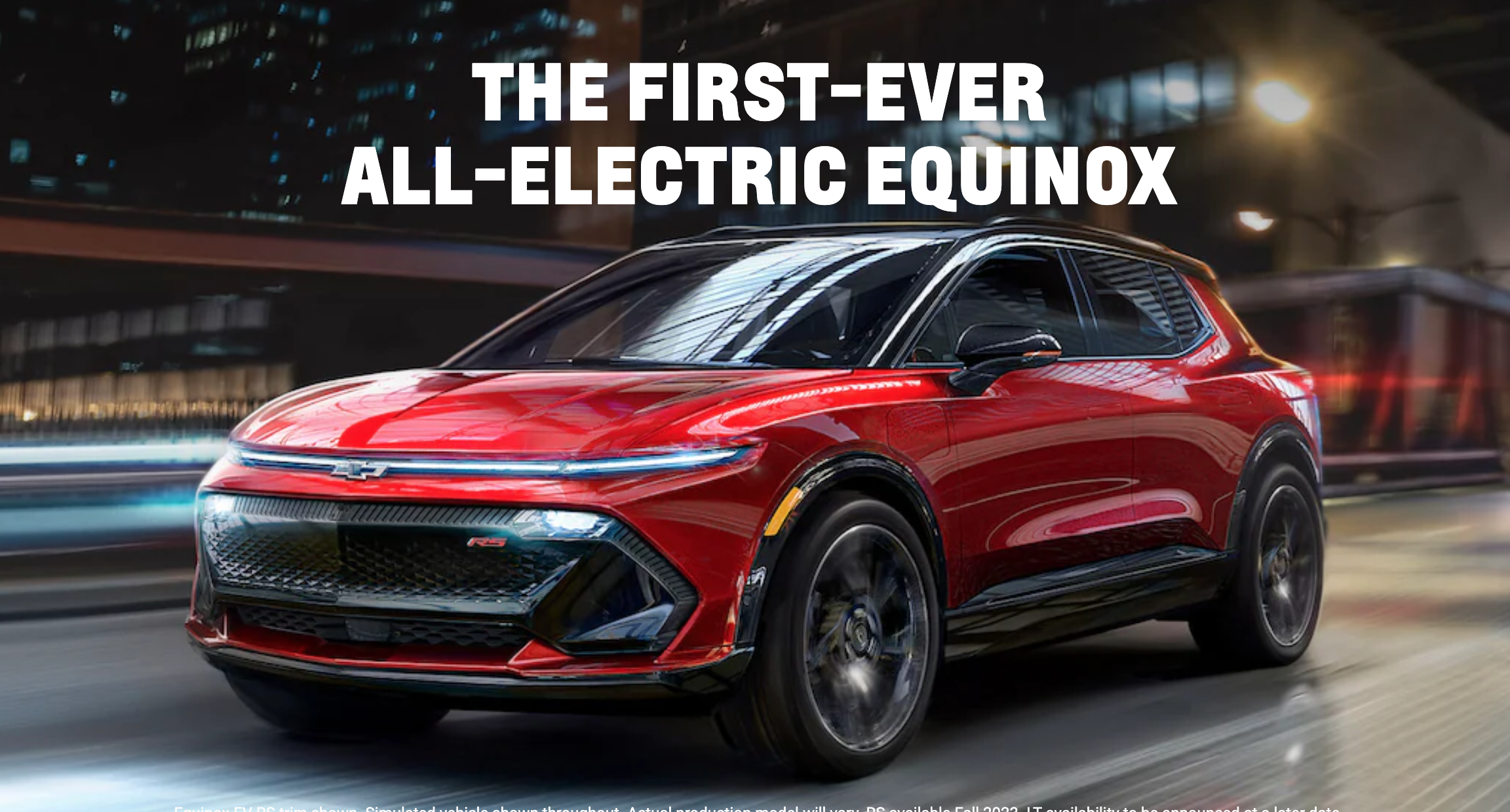 Chevrolet Upcoming Electric Vehicles in the U.S. & Canada: Chevy Equinox