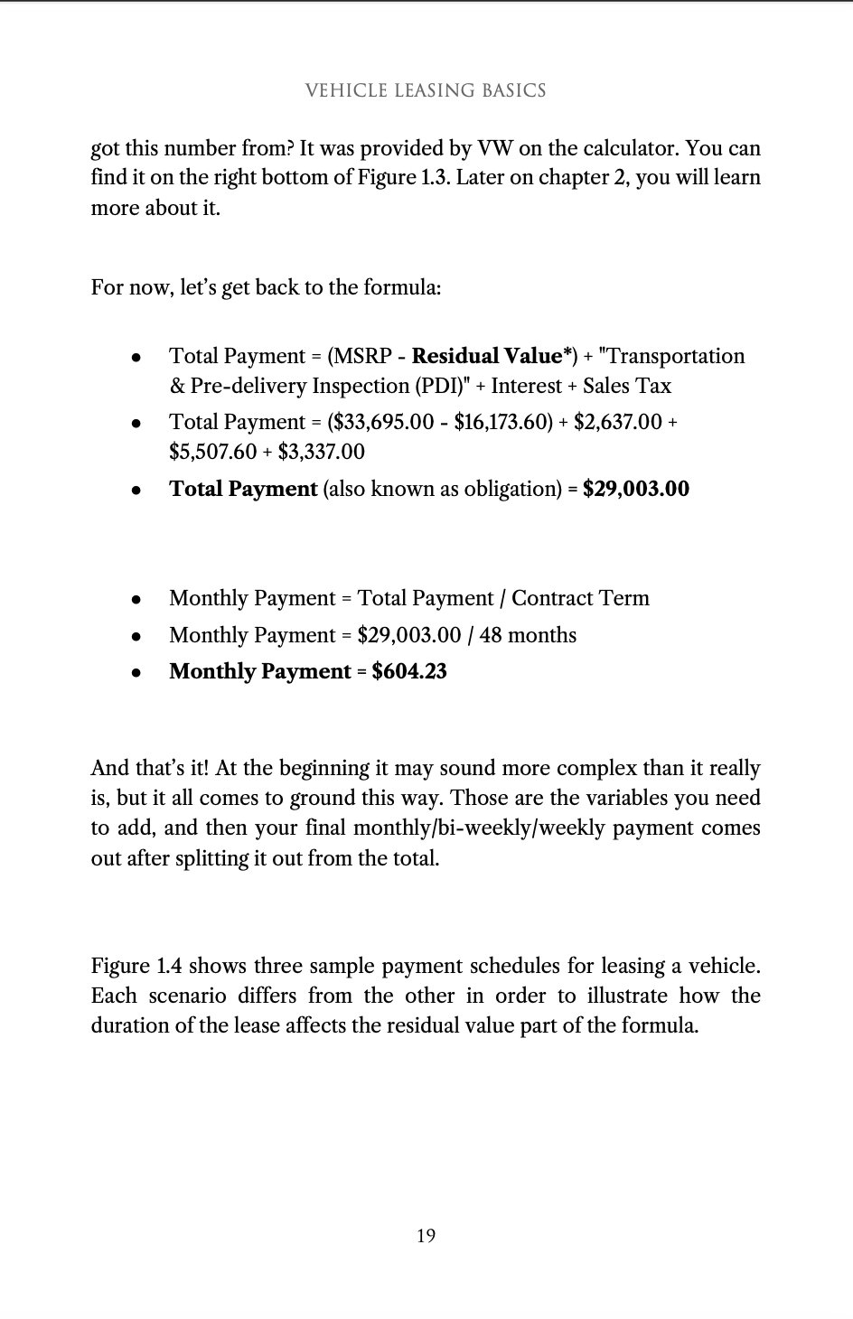 Errata correction for “Car Leasing Done Right”: Pages 19