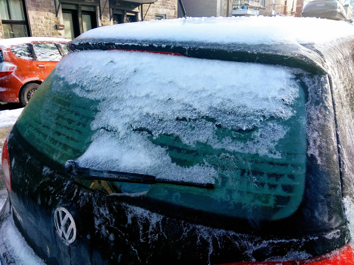 Montreal Freezing Rain January 2018