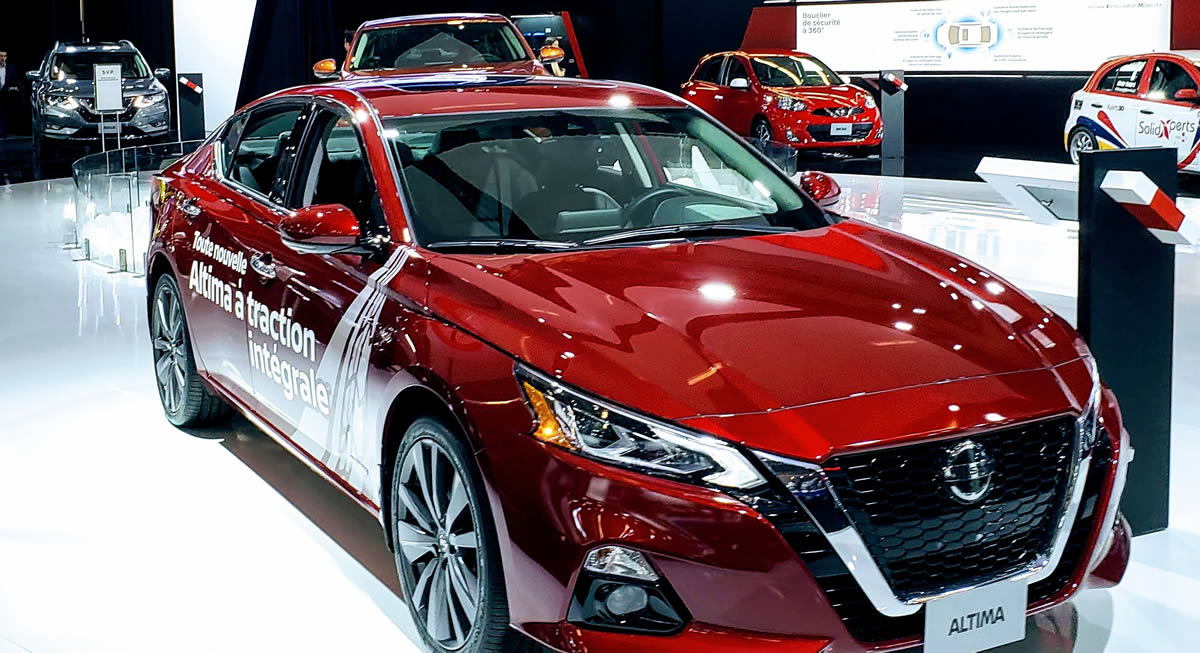 2019 Nissan Altima AWD in Canada: A Serious Contender - Montreal Auto Show Photo