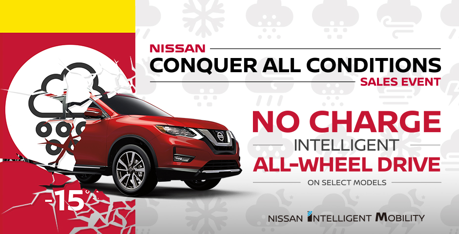 Nissan Québec - No Charge All-Wheel Drive upgrade 