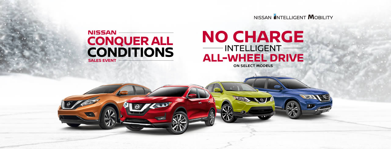 Nissan Canada - No Charge All-Wheel Drive upgrade