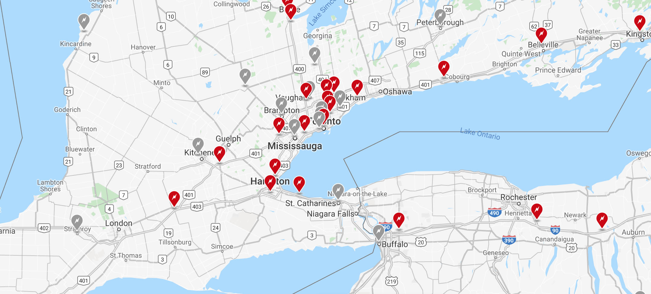 Tesla Charging Stations in Canada - Toronto