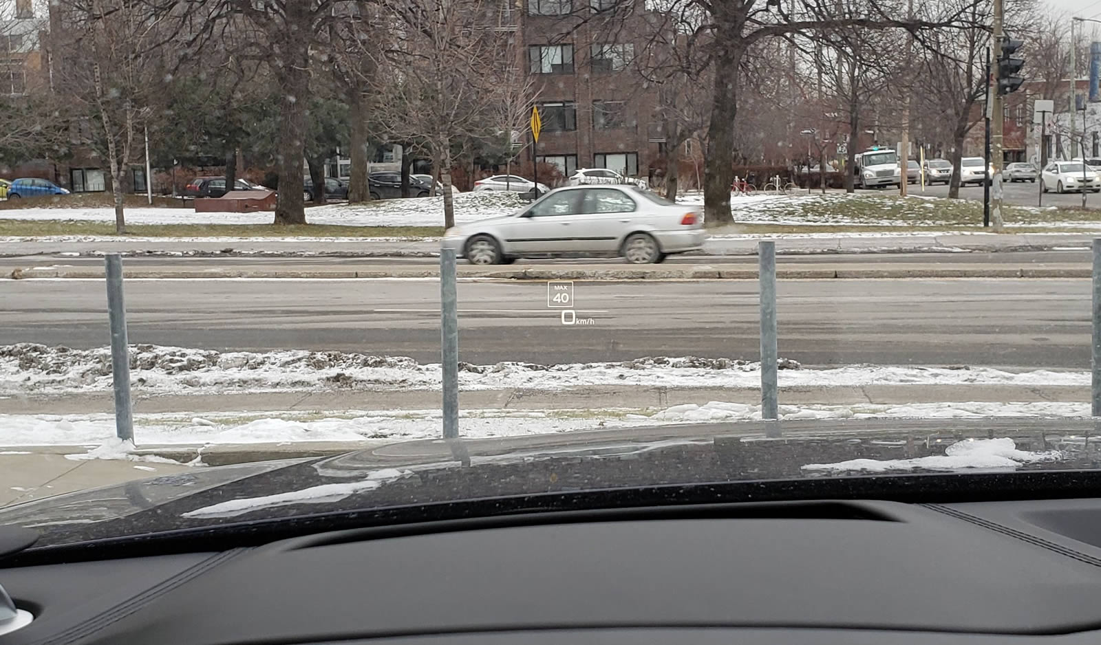 Test Driving the All-new Audi Q8 in Montreal: Hud Display