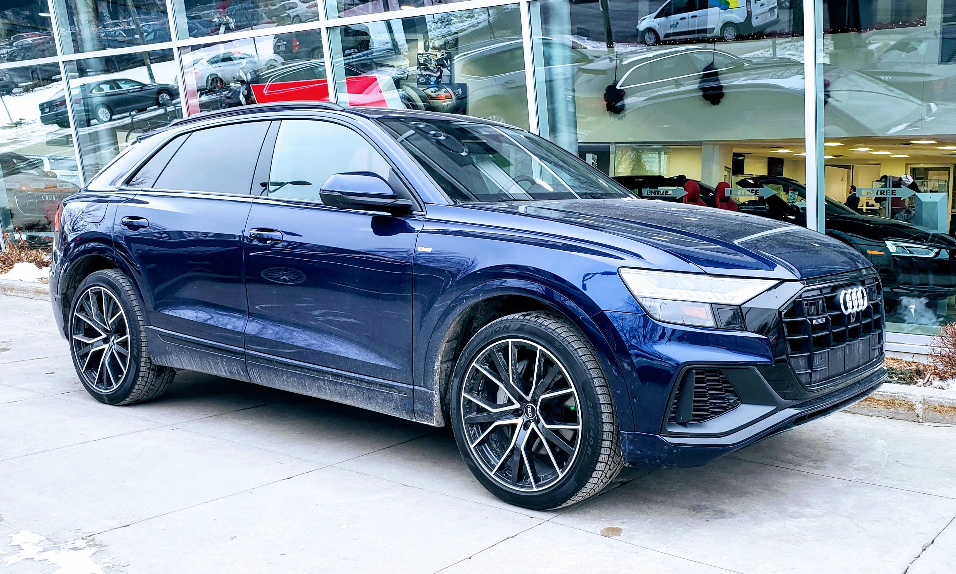 Test Driving the All-new Audi Q8 in Montreal: Test drive Model