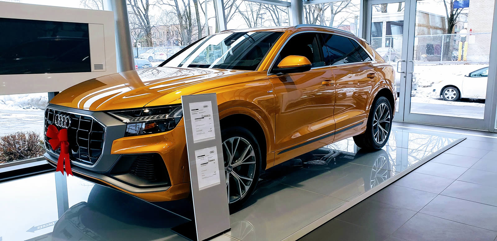 Test Driving the All-new Audi Q8 in Montreal: Showroom Model