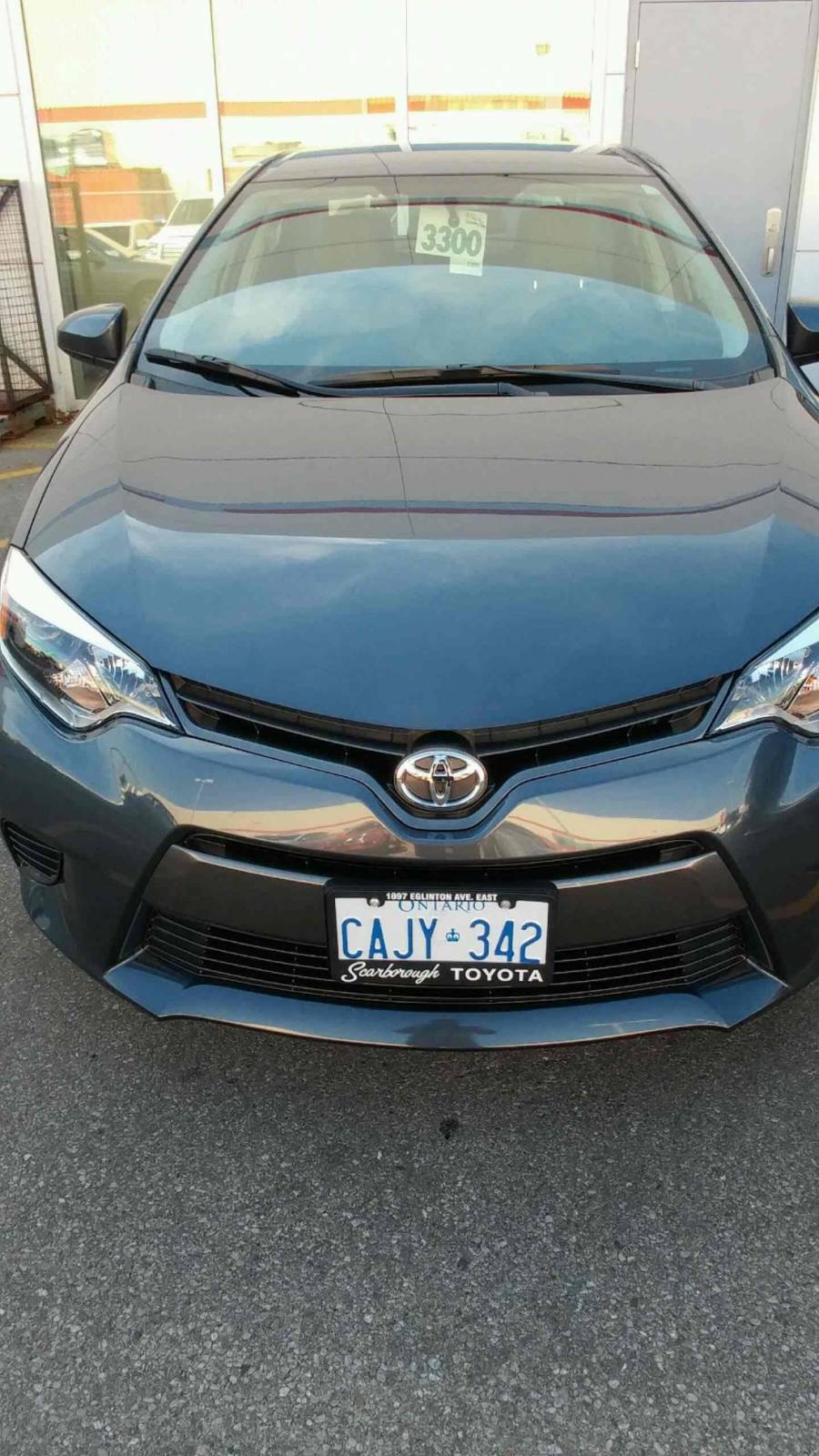 Toyota Lease Takeover In Scarborough On 2016 Toyota