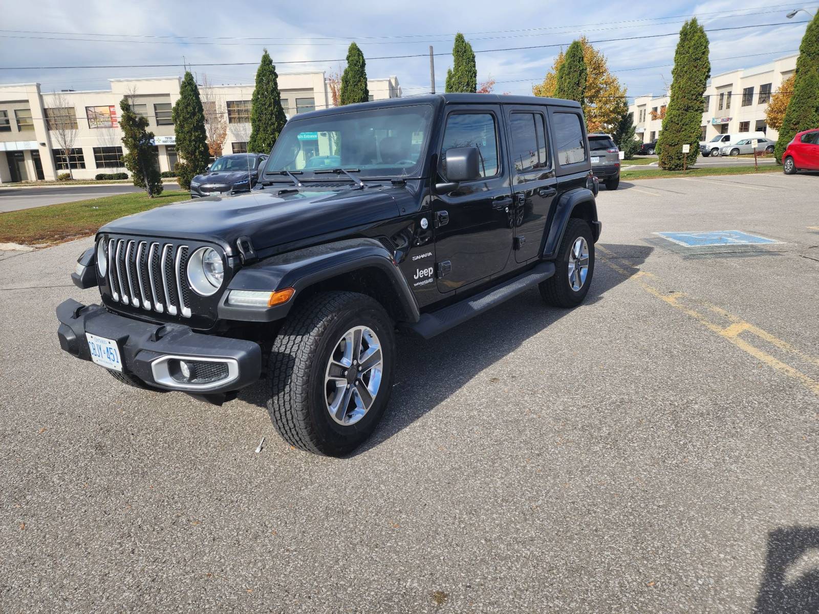 Jeep Lease Takeover in Scarborough, ON 2022 Jeep Wrangler Unlimited Sahara Manual AWD ID43635